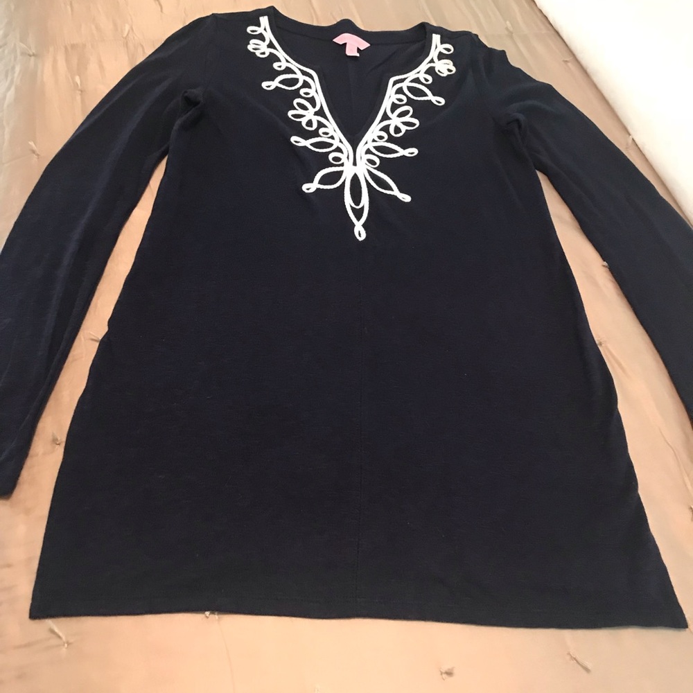 Lilly Pulitzer Navy tunic